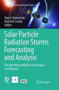 Cover of the book Solar Particle Radiation Storms Forecasting and Analysis