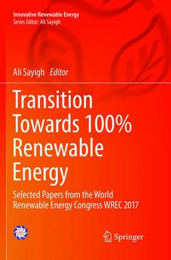 Couverture de l’ouvrage Transition Towards 100% Renewable Energy