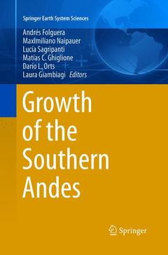 Couverture de l’ouvrage Growth of the Southern Andes
