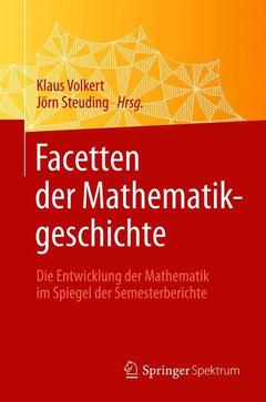 Couverture de l’ouvrage Facetten der Mathematikgeschichte