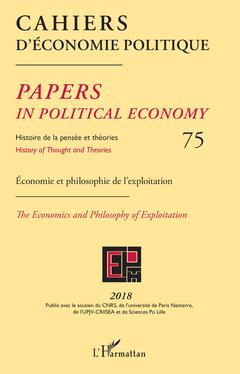 Couverture de l’ouvrage Cahiers d'économie politique 75