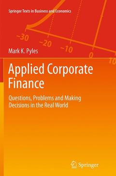 Couverture de l’ouvrage Applied Corporate Finance