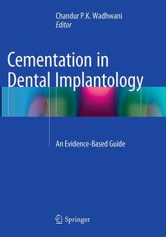 Couverture de l’ouvrage Cementation in Dental Implantology