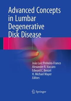 Couverture de l’ouvrage Advanced Concepts in Lumbar Degenerative Disk Disease