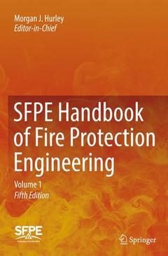 Couverture de l’ouvrage SFPE Handbook of Fire Protection Engineering
