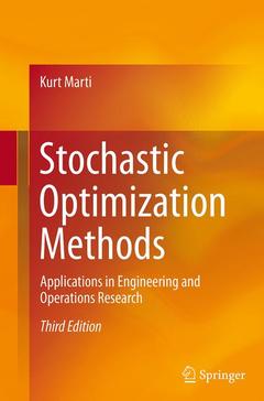 Couverture de l’ouvrage Stochastic Optimization Methods