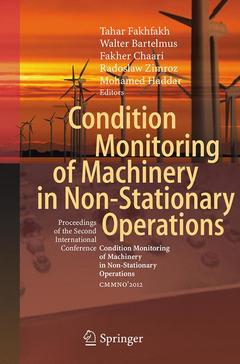 Couverture de l’ouvrage Condition Monitoring of Machinery in Non-Stationary Operations