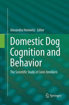 Couverture de l’ouvrage Domestic Dog Cognition and Behavior