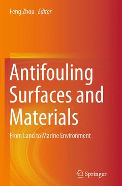 Couverture de l’ouvrage Antifouling Surfaces and Materials