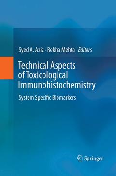 Couverture de l’ouvrage Technical Aspects of Toxicological Immunohistochemistry