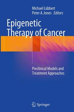Couverture de l’ouvrage Epigenetic Therapy of Cancer