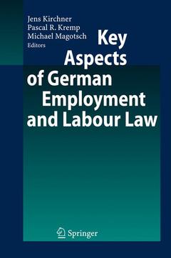 Couverture de l’ouvrage Key Aspects of German Employment and Labour Law