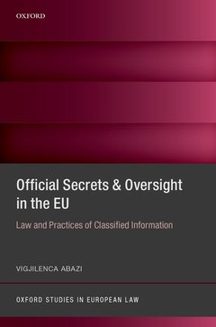 Couverture de l’ouvrage Official Secrets and Oversight in the EU