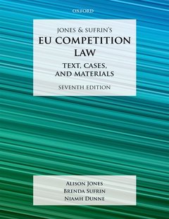 Couverture de l’ouvrage EU Competition Law
