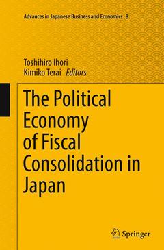 Cover of the book The Political Economy of Fiscal Consolidation in Japan
