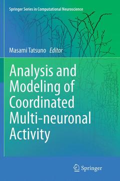 Couverture de l’ouvrage Analysis and Modeling of Coordinated Multi-neuronal Activity