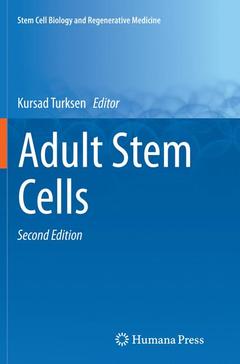 Couverture de l’ouvrage Adult Stem Cells