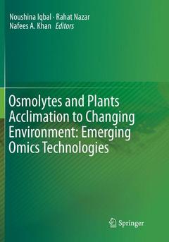 Couverture de l’ouvrage Osmolytes and Plants Acclimation to Changing Environment: Emerging Omics Technologies