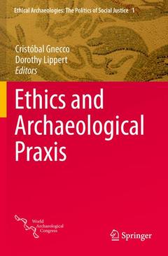 Cover of the book Ethics and Archaeological Praxis