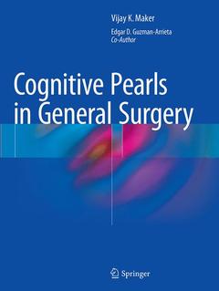 Couverture de l’ouvrage Cognitive Pearls in General Surgery