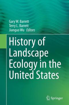 Cover of the book History of Landscape Ecology in the United States