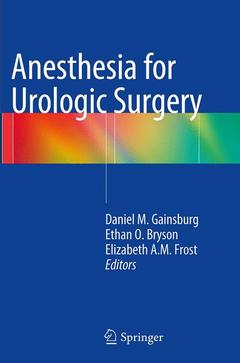 Couverture de l’ouvrage Anesthesia for Urologic Surgery