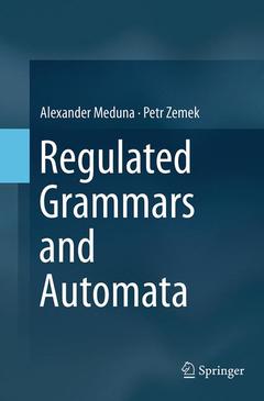 Couverture de l’ouvrage Regulated Grammars and Automata
