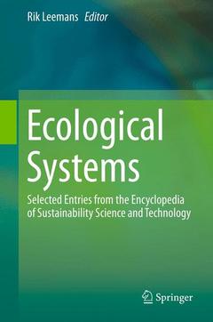 Couverture de l’ouvrage Ecological Systems