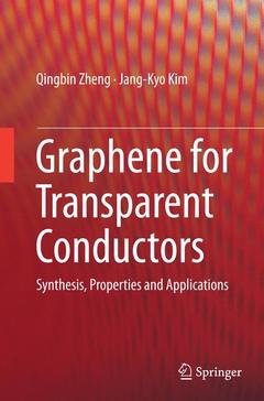 Couverture de l’ouvrage Graphene for Transparent Conductors