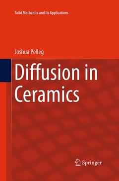 Couverture de l’ouvrage Diffusion in Ceramics