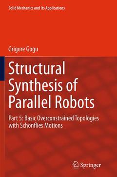 Couverture de l’ouvrage Structural Synthesis of Parallel Robots