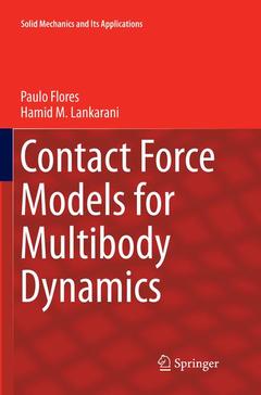 Couverture de l’ouvrage Contact Force Models for Multibody Dynamics