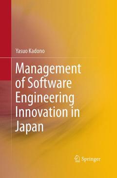 Cover of the book Management of Software Engineering Innovation in Japan