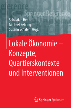 Couverture de l’ouvrage Lokale Ökonomie – Konzepte, Quartierskontexte und Interventionen
