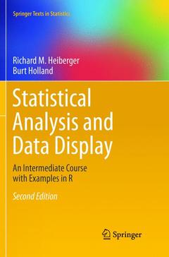 Couverture de l’ouvrage Statistical Analysis and Data Display