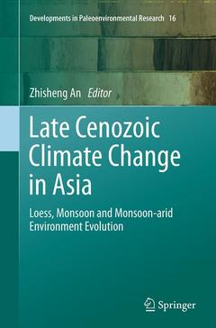 Couverture de l’ouvrage Late Cenozoic Climate Change in Asia