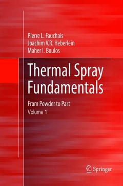 Couverture de l’ouvrage Thermal Spray Fundamentals