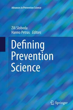 Couverture de l’ouvrage Defining Prevention Science
