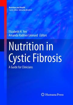 Couverture de l’ouvrage Nutrition in Cystic Fibrosis