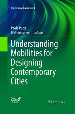 Couverture de l’ouvrage Understanding Mobilities for Designing Contemporary Cities
