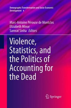 Couverture de l’ouvrage Violence, Statistics, and the Politics of Accounting for the Dead