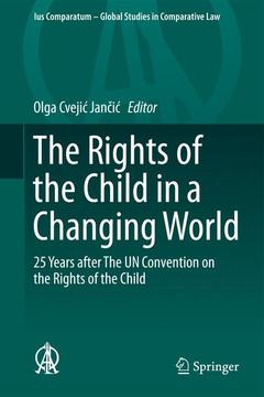 Couverture de l’ouvrage The Rights of the Child in a Changing World