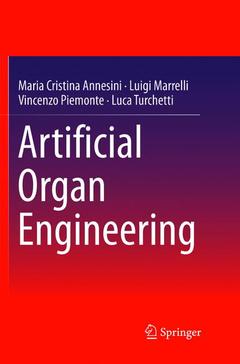 Couverture de l’ouvrage Artificial Organ Engineering
