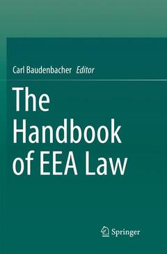 Couverture de l’ouvrage The Handbook of EEA Law