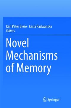 Couverture de l’ouvrage Novel Mechanisms of Memory