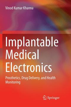 Couverture de l’ouvrage Implantable Medical Electronics