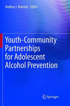 Couverture de l’ouvrage Youth-Community Partnerships for Adolescent Alcohol Prevention