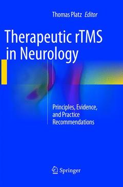 Couverture de l’ouvrage Therapeutic rTMS in Neurology