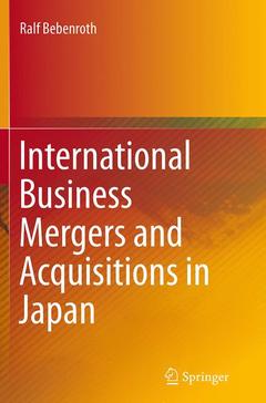 Couverture de l’ouvrage International Business Mergers and Acquisitions in Japan