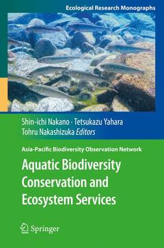 Couverture de l’ouvrage Aquatic Biodiversity Conservation and Ecosystem Services